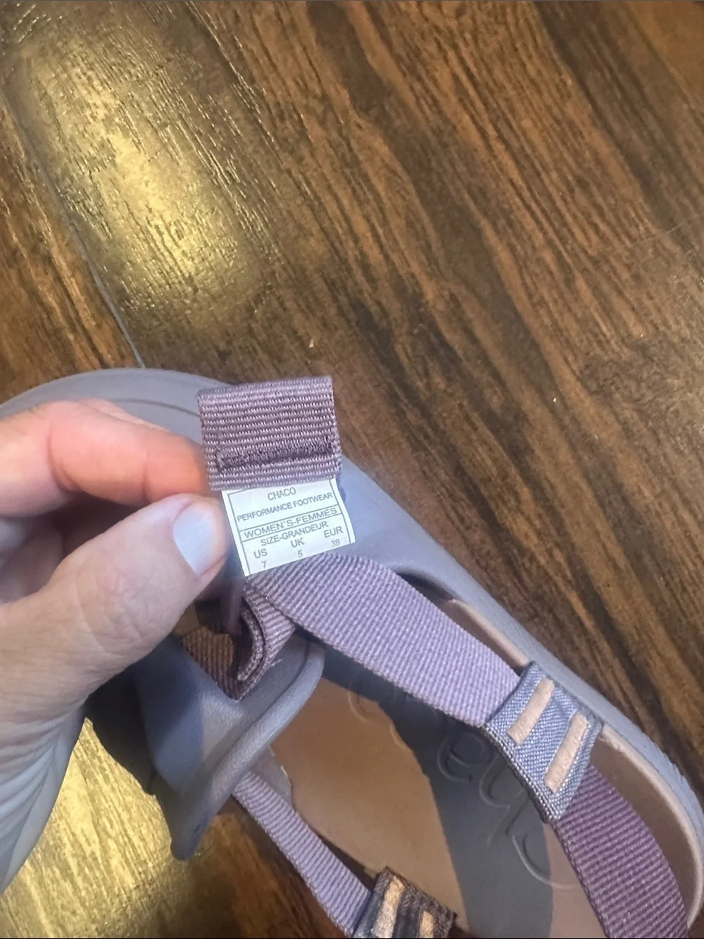 Chaco Women's Slip-On Sandal in Mauve-Taupe
